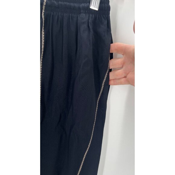 Vintage David Dart Womens Pants Embroidered Blue Pull On Elastic Waist Size XL - Picture 6 of 9